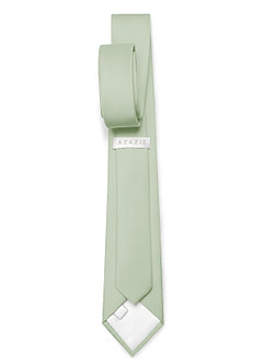 front Boy's Matte Satin Neck Tie