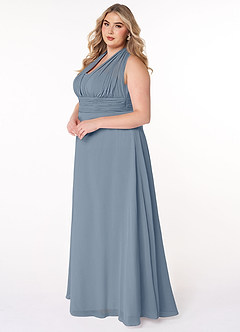 Azazie Fifi Bridesmaid Dresses Twilight A-Line Strapless Chiffon Convertible Dress image15