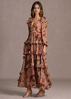 Vestido Malva Multi Largo Aurora image5