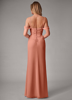 Azazie Haisley Bridesmaid Dresses MAI TAI Sheath Off the Shoulder Chiffon Convertible Dress image7