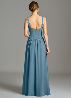 Azazie Porscha Suknie dla druhen Linia A Dekolt w kształcie serca Szyfon Do ziemi Sukienka image6