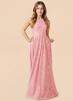 front Azazie Maisie Junior Formal Dress