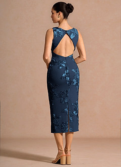 Taylin Navy Midi Dress image2