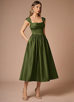 Dana Olive Midi Dress image3