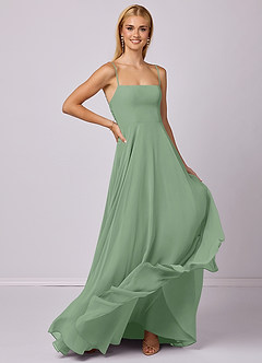 Barbie ♥ Azazie Bridesmaid Dresses A-Line Chiffon Floor-Length Dress image3