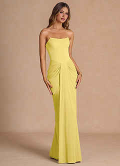 Vestido Amarillo Pastel Maxi Anais image3
