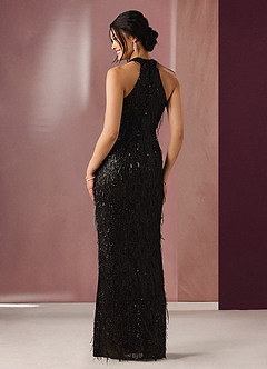 Tammy Black Halter Cut Out Maxi Dress image7