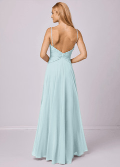 Barbie ♥ Azazie Bridesmaid Dresses Mist A-Line Chiffon Dress image2