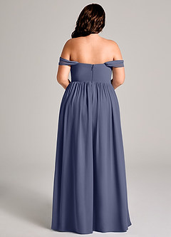 Azazie Calianna Bridesmaid Dresses Stormy A-Line Off the Shoulder Chiffon Convertible Dress image15