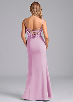 Azazie Wynni Abiti da Damigella Abito Sirena in Chiffon Corsetto Rosa Confetto image6