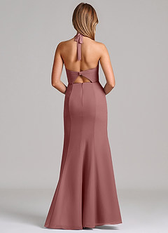 Azazie Emeria Suknie dla druhen Syrena Dekolt w kształcie serca Szyfon Do ziemi Sukienka image2