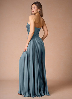 Maxi jurk Eileen Poederblauw image9