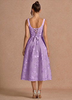 Vestido Lila Escarchada Midi Brynn image2