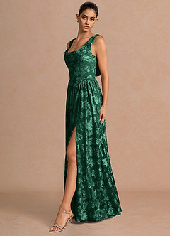 Robe Maxi Vert Chasseur Novi image4