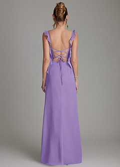 Azazie Jessamine Bridesmaid Dresses Tahiti Mermaid Corset Chiffon Dress image7