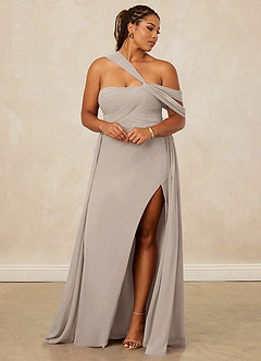 Christian Siriano Bridal for Azazie 1014 Bridesmaid Dresses Frost A-Line Off the Shoulder Chiffon Dress image13
