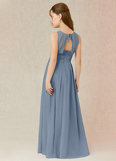 Azazie Bibiane Junior Twilight A-Line Pleated Chiffon Dress image5