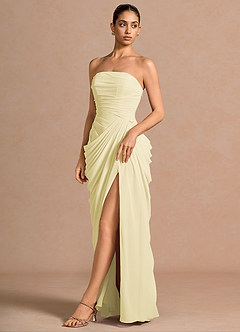 Robe Maxi Beurre Jaune Kaavia image4