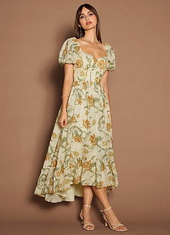 Leslie Lemon Drop Midi Dress image5