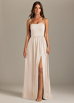 Azazie Calianna Bridesmaid Dresses White Alabaster A-Line Off the Shoulder Stretch Satin Convertible Dress image9