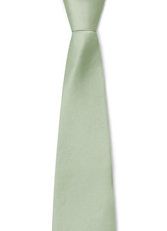 front Boy's Matte Satin Neck Tie