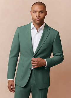 front Owen Eucalipto Chaqueta de traje ligera a medida