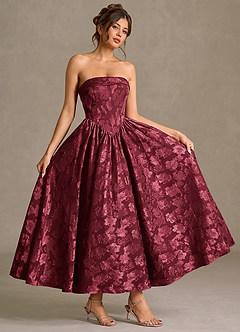 Vestido Vino Largo Mila image3