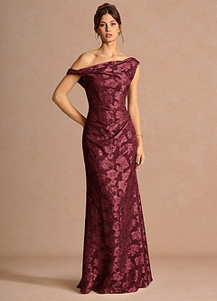Kismet Wine Maxi Dress