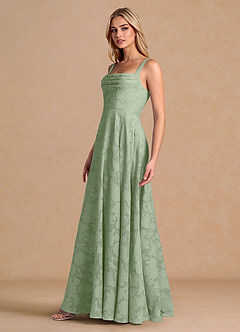 Kinneret Light Green Maxi Dress image6