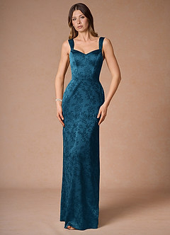 Georgia Navy Black Pleated Maxi Dress image5