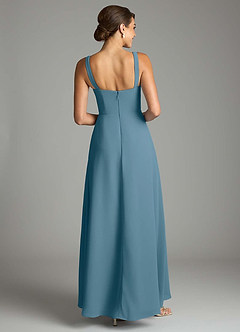 Azazie Debra Abiti da Damigella Abito Convertibile A-Line in Chiffon Con Tasche Bermuda image6