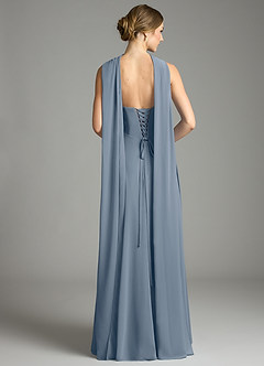 Azazie Ayla Abiti da Damigella Abito A-Line in Chiffon Scollo a Cuore Crepuscolo image11