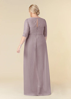 Azazie Leonine Mother of the Bride Dresses Dusk A-Line Scoop lace Chiffon Dress image9