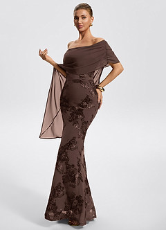 Rhiannon Mocha Brown Maxi Dress image5