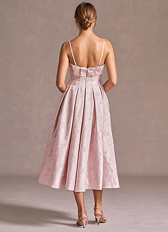 Beatrice Soft Pink Midi Dress image2
