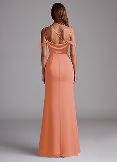 Azazie Callan Bridesmaid Dresses Sunset Mermaid Pleated Chiffon Convertible Dress image2