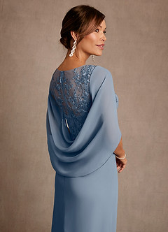 Azazie Santa Clara Kleider für die Brautmutter A-Linie Spitze Kleid Zwielichtviolett image6