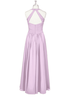 Azazie Claudia Bridesmaid Dresses Frosted Lilac A-Line Sweetheart Neckline Chiffon Dress image8