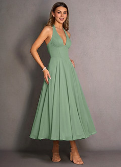 Maxi jurk Isabeau Matcha image4