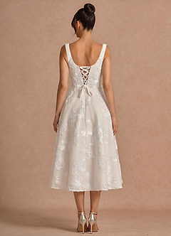 Brynn Cloud White Midi Dress image2