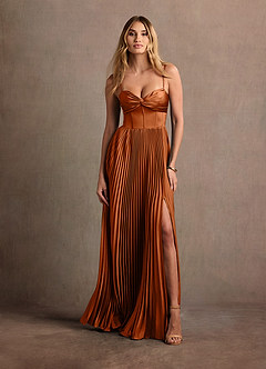 Styla Spice Plisseret Maxikjole