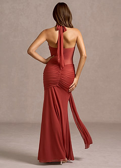 vestido Maxi Terracota Cassia image2