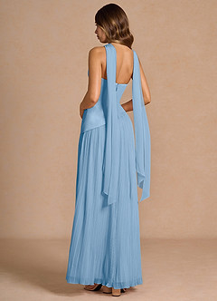 Maxi jurk Tierney Waasblauw image2