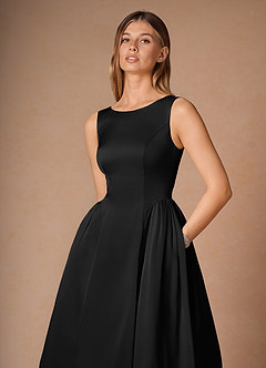 Casey Black Midi Dress image6
