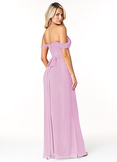 Azazie Joretta Bridesmaid Dresses Candy Pink A-Line Sweetheart Neckline Chiffon Convertible Dress image5