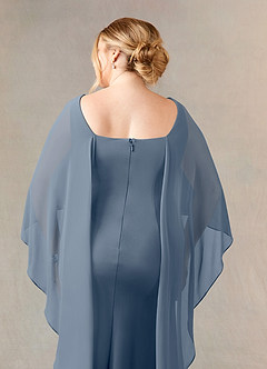 Azazie Dion Mother of the Bride Dresses Twilight Sheath Scoop Stretch Crepe Dress image13