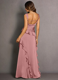 Robe Longue Rose Clair Sloane image2
