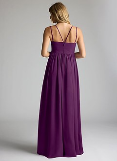 Azazie Emree Maternity Bridesmaid Dresses A-Line Chiffon Floor-Length Dress image4
