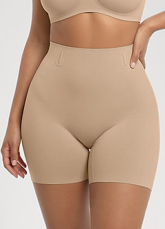 front Szorty modelujące bezszwowe szorty z wkładką 3D Butt-Padding (modelujące brzuch i podnoszące pośladki)