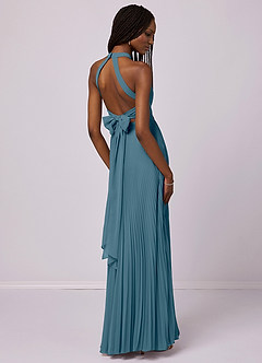 Barbie ♥ Azazie Bridesmaid Dresses Bermuda A-Line Pleated Chiffon Dress image6